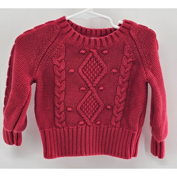 Baby Gap‎ Cable Knit Holiday Sweater Unisex size 18-24 months - Picture 1 of 3